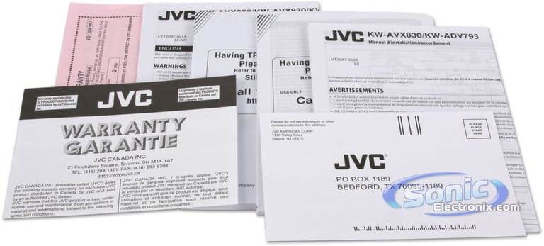 JVC Arsenal KW-ADV793 Image 8