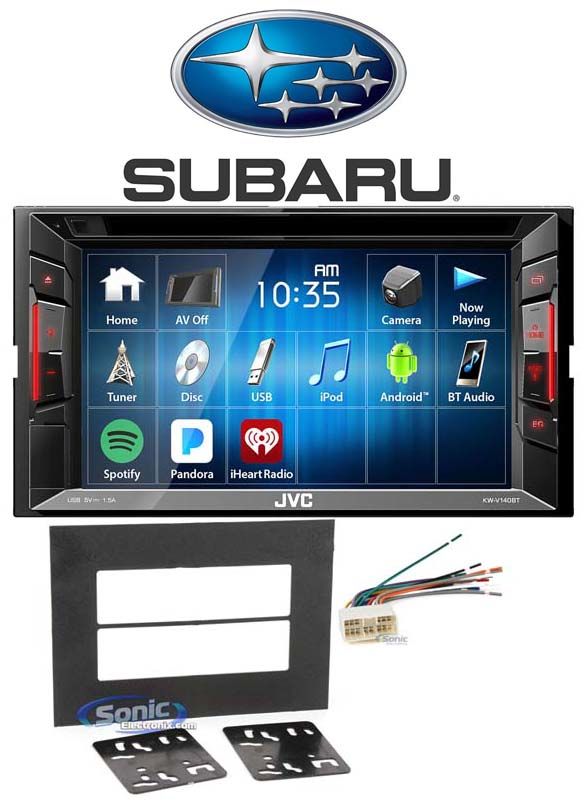 JVC 6.2" Bluetooth DVD Receiver iPhone/Android For 2005-06 Subaru Outback Sport Image 1