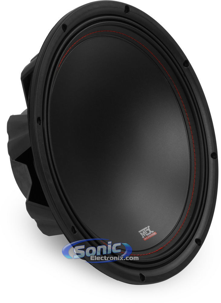 (2) MTX 3512-04 12" 1000w SVC 4-ohm Car Audio Subwoofers+Mono Amplifier+Amp Kit Image 3