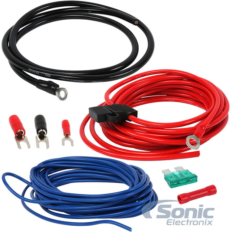 Sound Storm SLR8DVC 1000 Watt 8" 4-Ohm DVC Car Subwoofer+Mono Amplifier+Amp Kit Image 13
