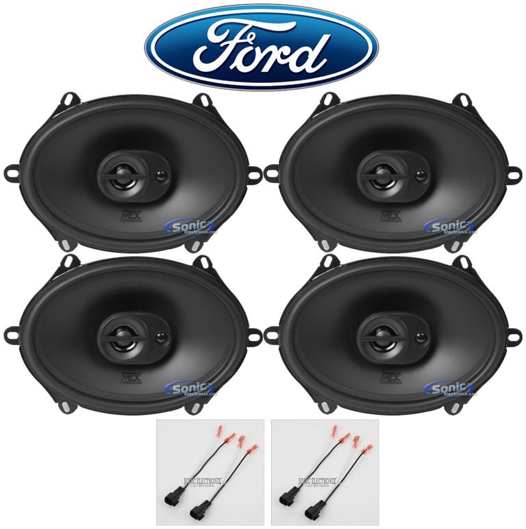 MTX Front+Rear Factory Speaker Replacement For 1999-2002 Ford Expedition Image 1