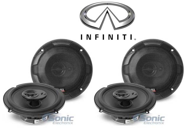 MTX 6.5" Front+Rear Speaker Replacement For 1996-2001 INFINITI I30 Image 1