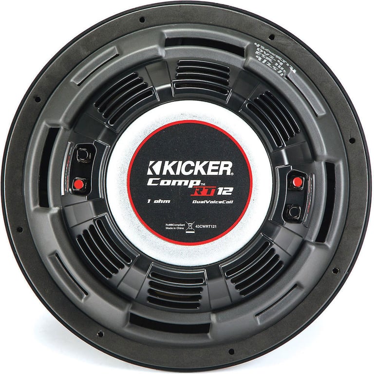 (2) Kicker 43CWRT121 COMPRT12 12" 2000W Car Subwoofers+Vented Sub Box Enclosure Image 18