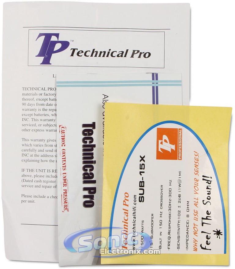 Technical Pro SP-B6 (Black) Image 5