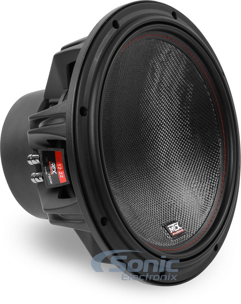MTX 7512-22 12" 1500 Watt Car Audio Subwoofer DVC 2-ohm+Mono Amplifier+Amp Kit Image 4