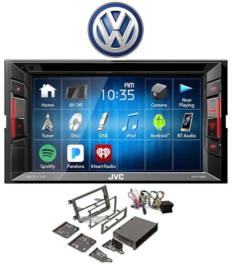 JVC DVD Player Monitor w/Bluetooth/USB/iPhone/Android For 2016 Volkswagen Jetta Image 1