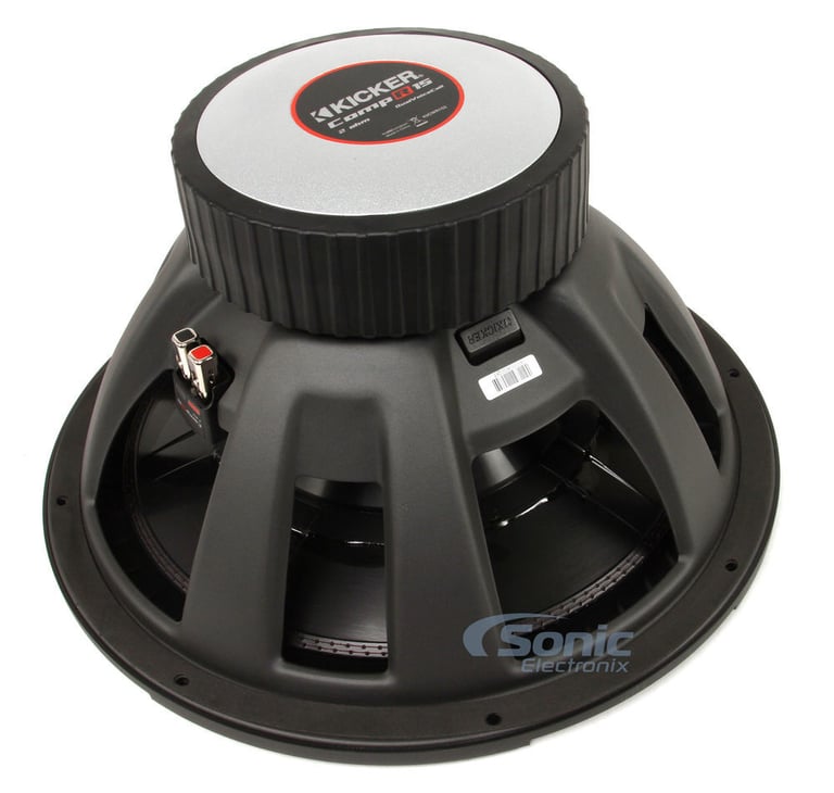 Kicker 43CWR154 COMPR15 15" 1600 Watt Car Subwoofer+Sealed Sub Box Enclosure Image 15
