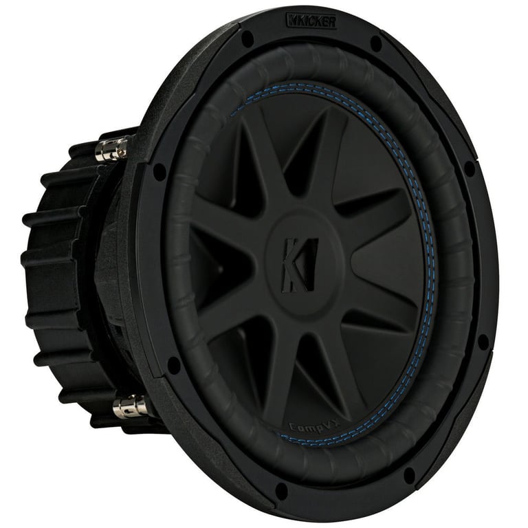 2) Kicker 44CVX104 CVX 10" Subwoofers+Vented Sub Box Enclosure+Amplifier+Amp Kit Image 22