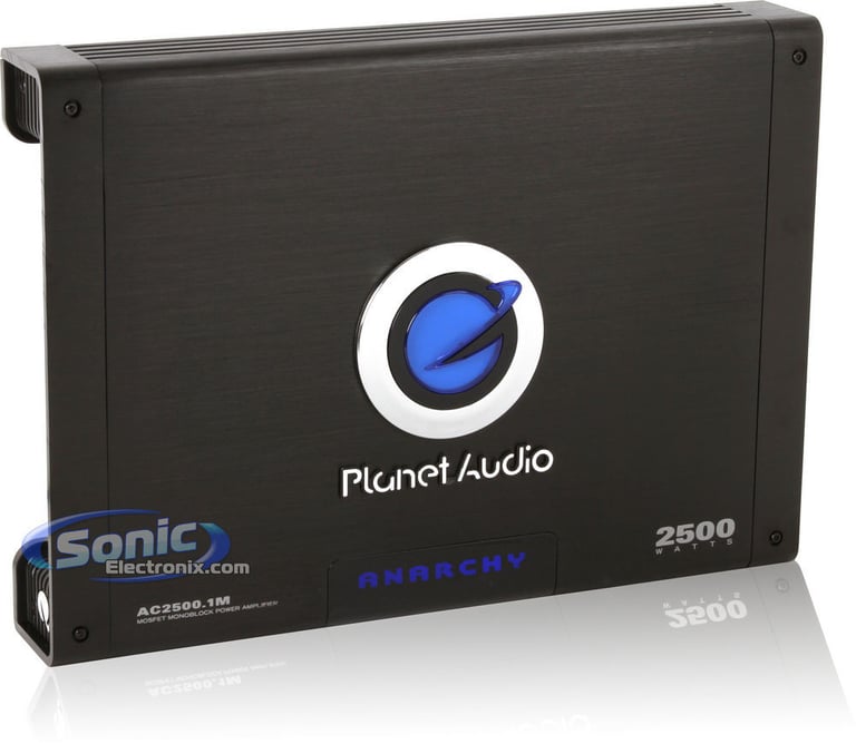 Planet Audio AC2500.1M 2500W 2 Ohm Class A/B Mono Car Amplifier+Amp Kit+Remote Image 11
