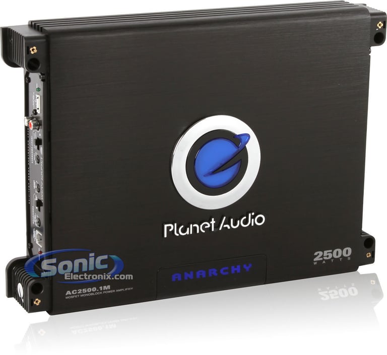 Planet Audio AC2500.1M 2500W 2 Ohm Class A/B Mono Car Amplifier+Amp Kit+Remote Image 10