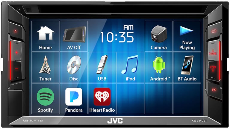 JVC DVD/CD Player Monitor w/Bluetooth/USB/iPhone/Android For 1999-03 Ford F-150 Image 11