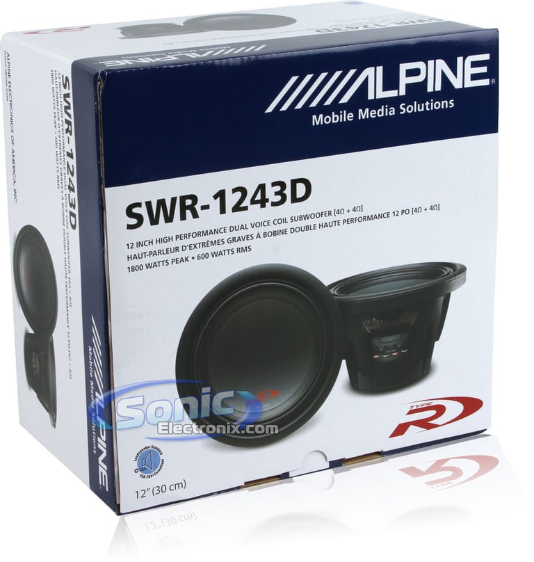 Alpine SWR-1243D (Open Box) Image 7