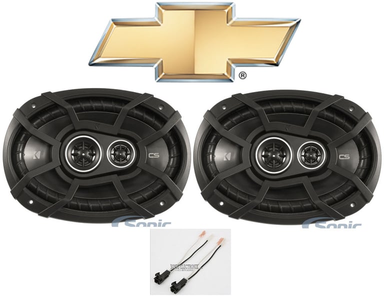 Kicker Rear Factory Speaker Replacement For 2000-07 Chevrolet Chevy Monte Carlo Image 1