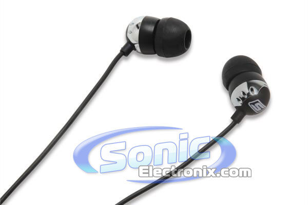 Scosche HP6 thudBUDS In-Ear Headphones/Earbuds (Black) Image 1