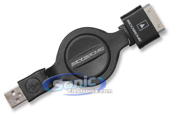 Scosche sleekSYNC IPUSBKR USB 2.0 iPod Cable (Black) Image 2