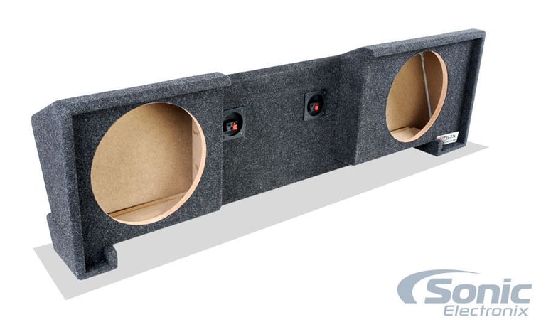 Dual 10" Kicker Subwoofers+Sub Box+Amp+Wires For 88-98 GMC Chevrolet Chevy Xcab Image 5