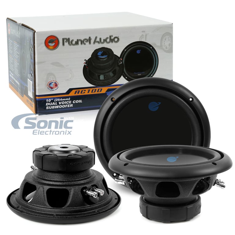 Planet Audio AC10D 10" 1500 Watt Dual 4-OHM Car Subwoofer + Vented Enclosure Image 23