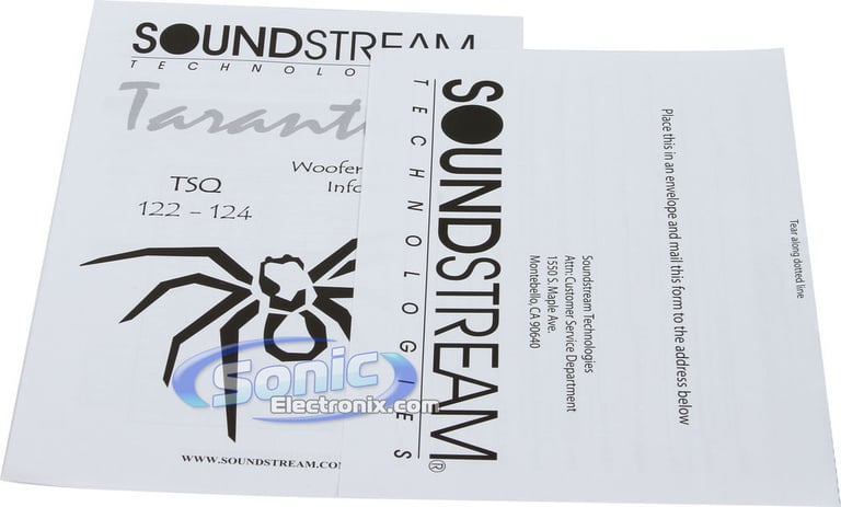 Soundstream TSQ-122 Image 6
