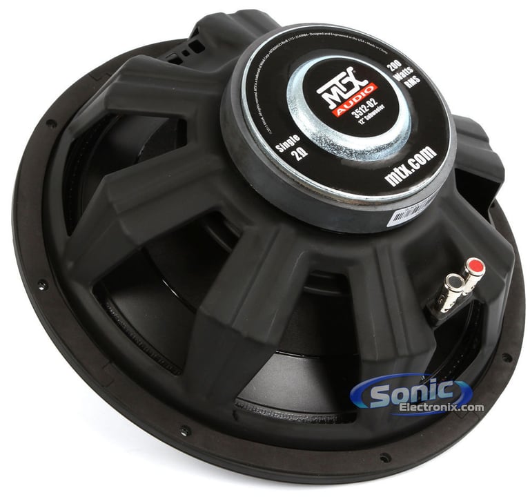 (2) MTX 3512-02 12" 1000w Car Subwoofers+Sealed Sub Box+Mono Amplifier+Amp Kit Image 8