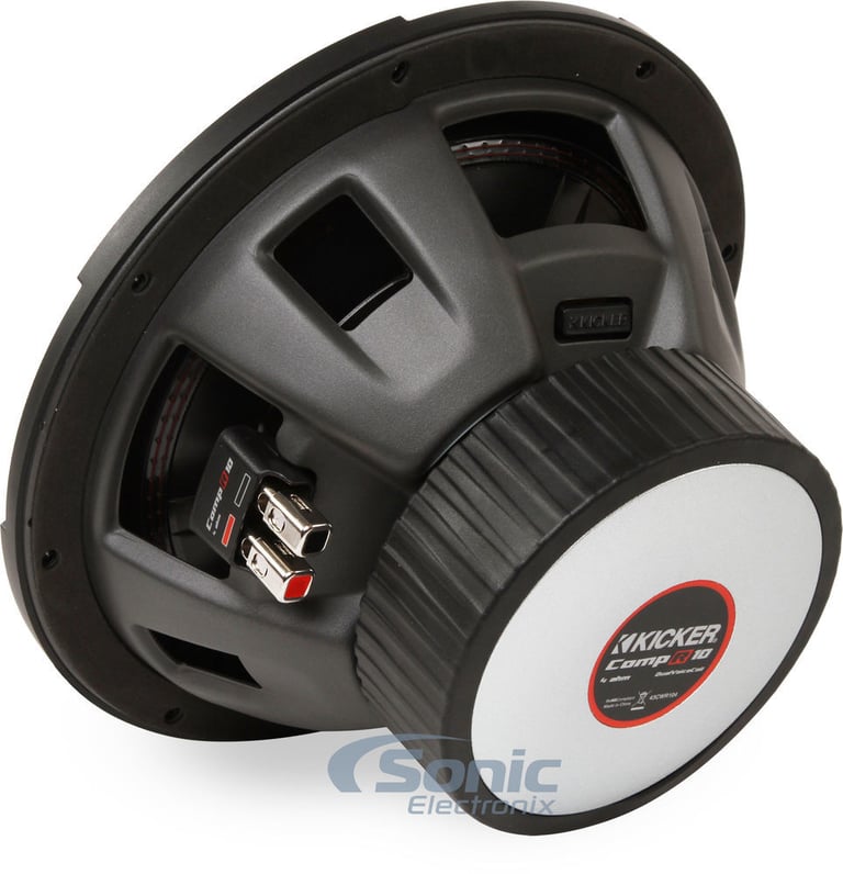 Kicker 43CWR104 COMPR10 10" 800w DVC 4-Ohm Car Subwoofer + Sound Dampening Image 11