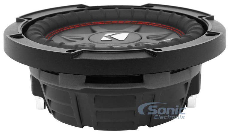 Kicker 43CWRT81 COMPRT8 8" 600w Shallow Slim Car Subwoofer Sub+7-Band Equalizer Image 16