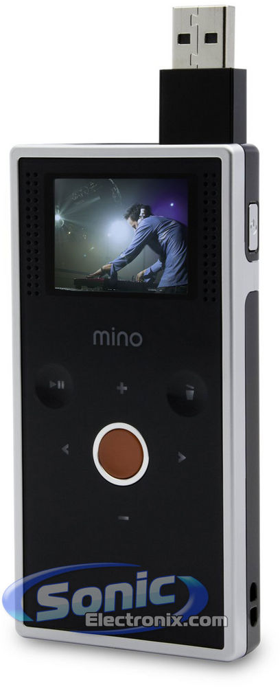 Flip Mino Camcorder, 60 Minutes (Black - F360B) Image 2