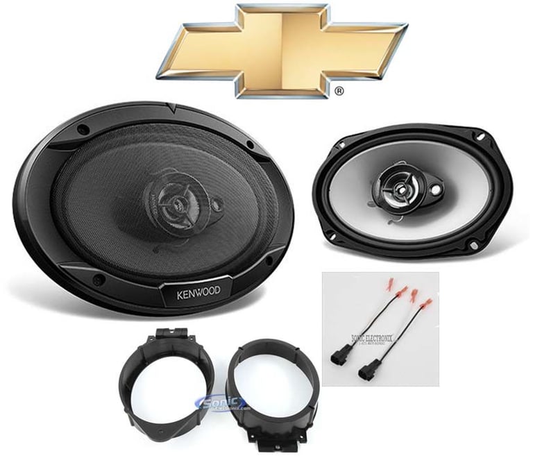 Kenwood 6x9" Front Speaker Replacement Kit For 2015-2017 Chevrolet Chevy Tahoe Image 1