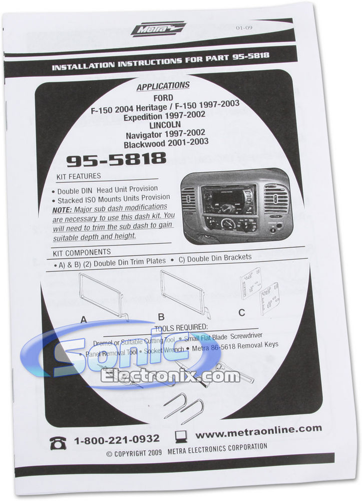 Digital Media Bluetooth Receiver w/USB/AUX+Remote Stereo For 1999-03 Ford F-150 Image 7