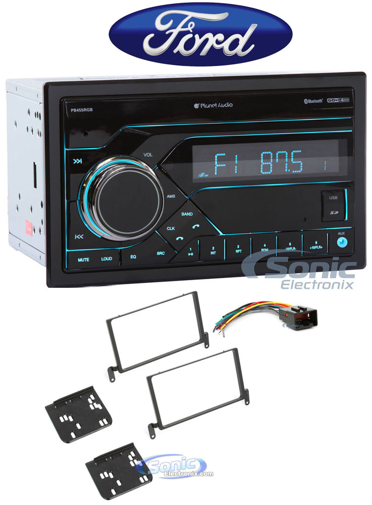 Digital Media Bluetooth Receiver w/USB/AUX+Remote Stereo For 1999-03 Ford F-150 Image 1