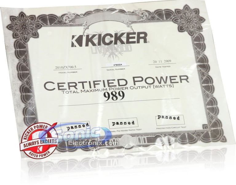 Kicker ZX700.5 Image 6