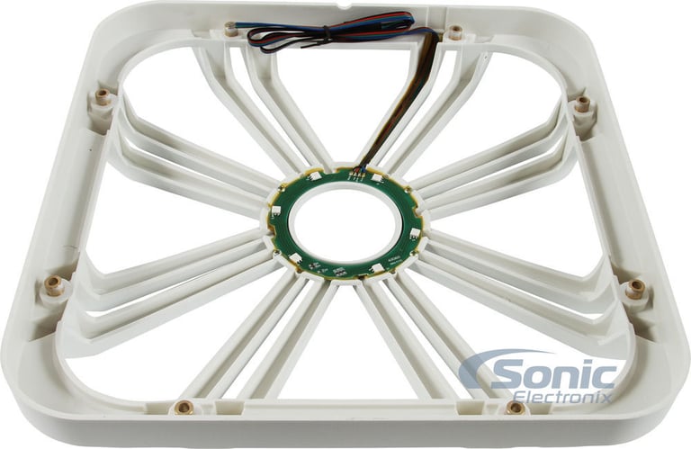 2) Kicker 11L712GLW 12" White Grilles w/LEDs For SoloBaric 11S12L7 Subwoofers Image 9