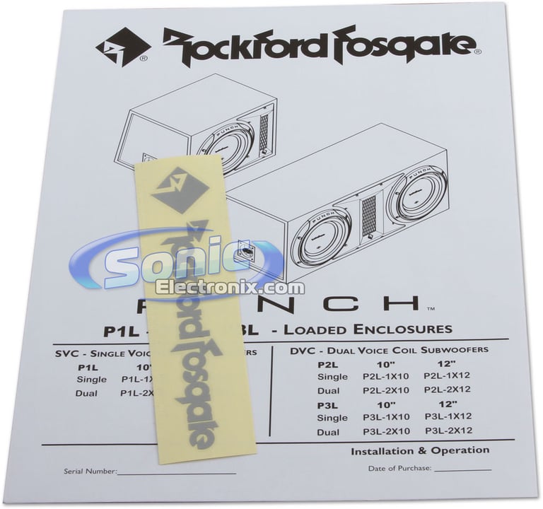 Rockford Fosgate P1L-1X12 (09P1L-1X12) Image 4