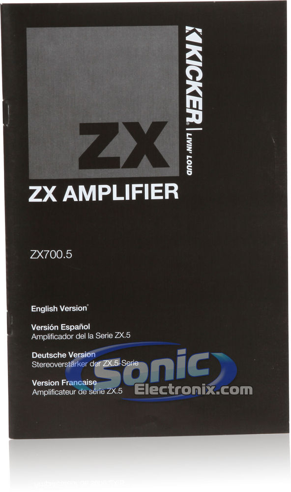 Kicker ZX700.5 Image 7