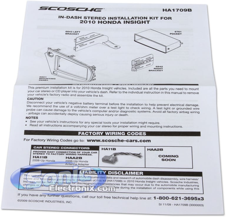 Scosche HA1709B / HA1709 Image 2