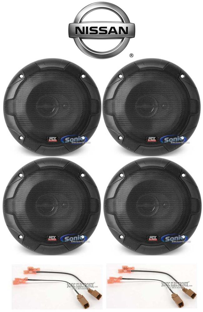 MTX Front+Rear 6.5" Speaker Replacement Kit For 2007-2012 Nissan Altima Image 1