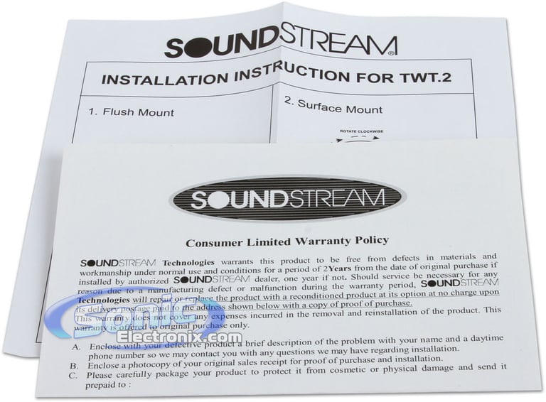 Soundstream Titanium Tweeters (TWT.2) Image 7