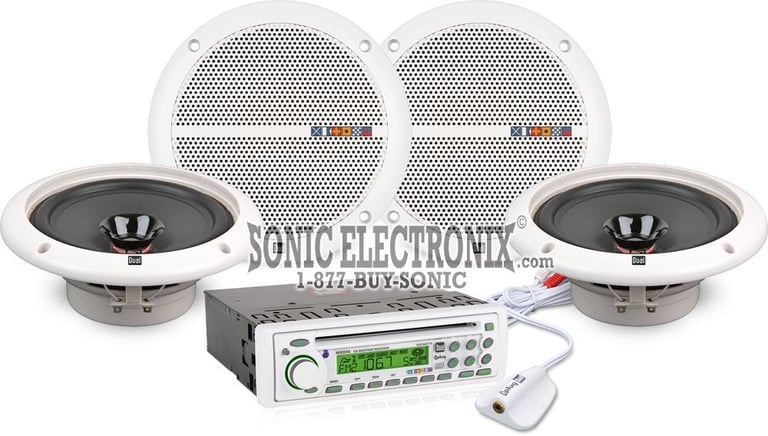 Dual MXCP554 (Combo: Marine Radio + 6-1/2" Speakers) Image 1