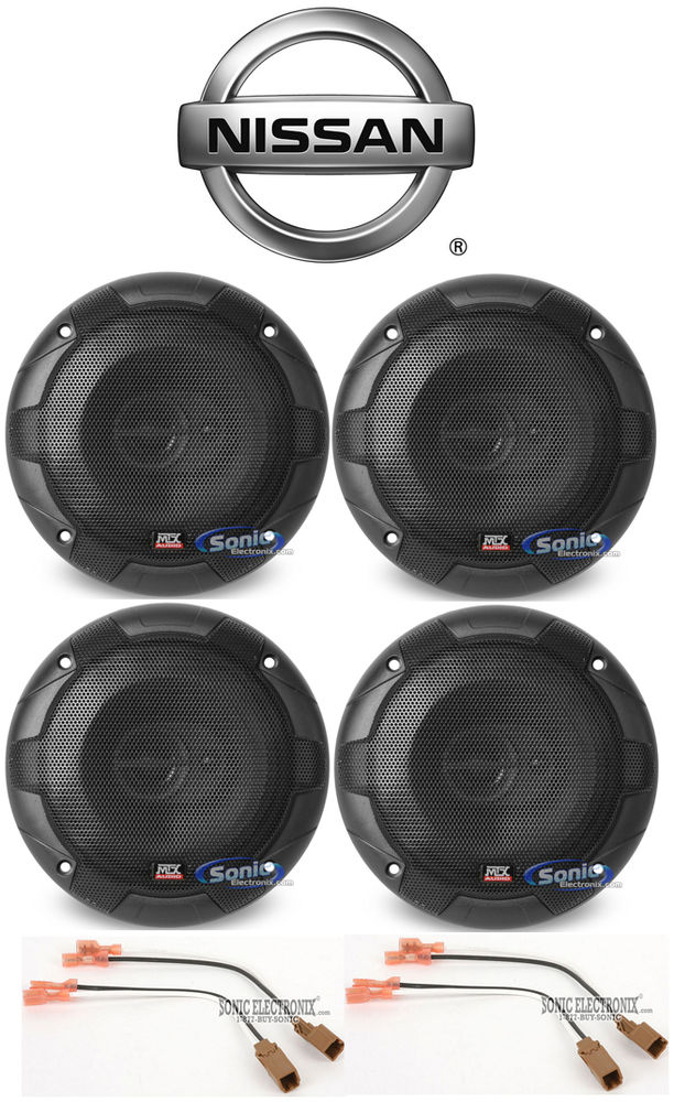 MTX Front+Rear 6.5" Speaker Replacement For 2003-2004 Nissan Pathfinder LE/SE Image 1