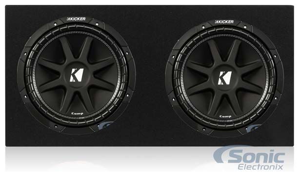 (2) KICKER 43C124 with Sealed Dual Enclosure Image 1