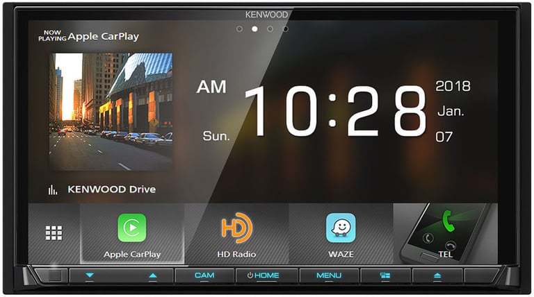 Kenwood DDX9705S Car Stereo + Premium Universal Backup Camera Image 3