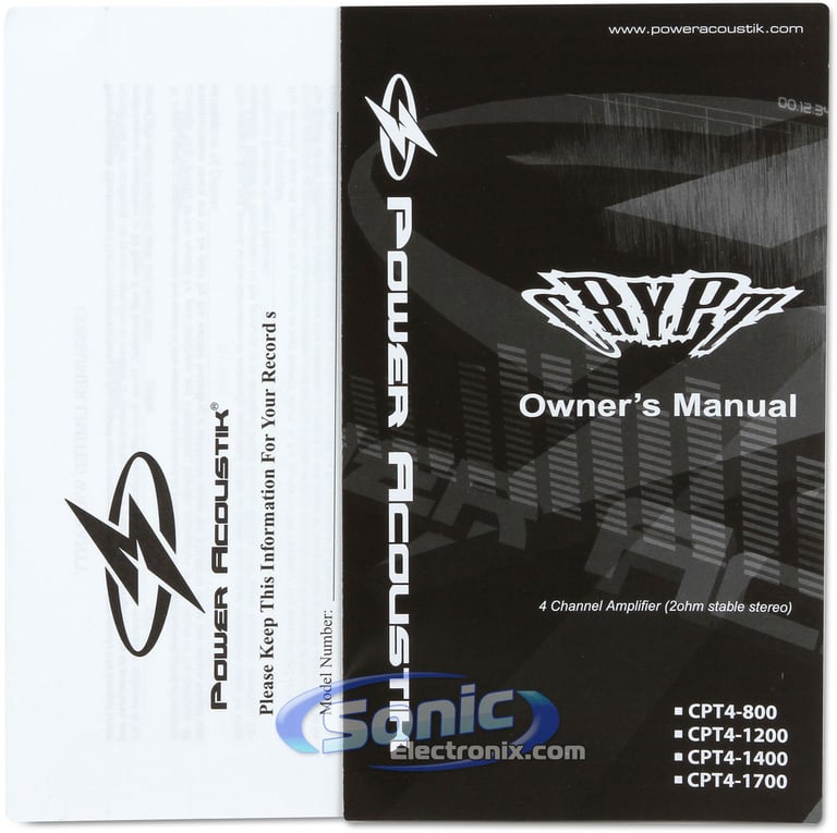 Power Acoustik CPT4-1400 Image 5