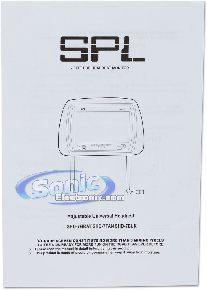 SPL SHD-7BK (Black) R/B Image 11