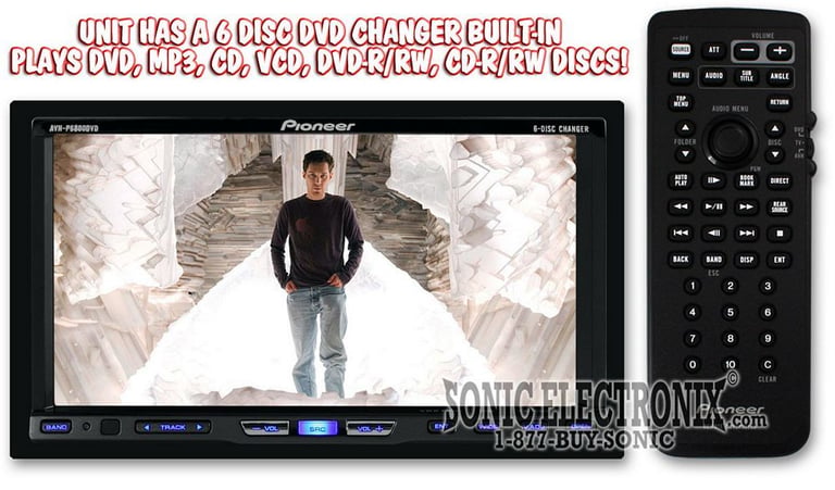Pioneer AVH-P6800DVD Image 1