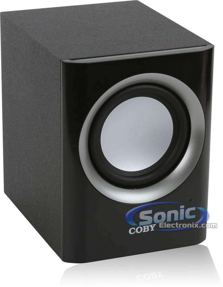 Coby CSMP67 (CS-MP67) 50-Watt High Performance 2.1 MP3 Speakers Image 4