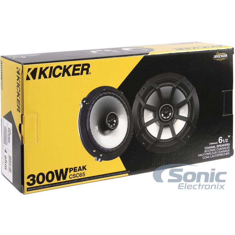 Kicker Front+Rear Speaker Replacement For 2003-2004 INFINITI G35 Coupe Image 17