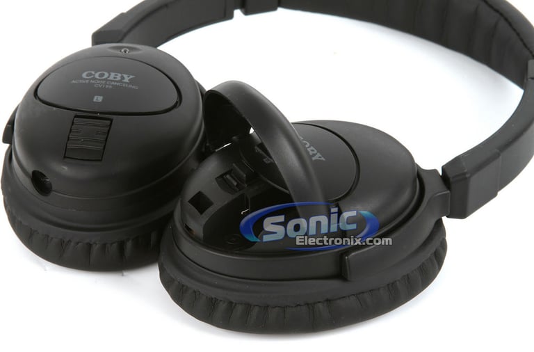 Coby CV195 (CV195) Noise Canceling Stereo Headphones Image 2