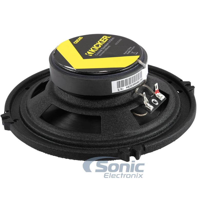 Kicker 6.5" Factory Speaker Replacement kit+4-Ch Amp For 2001-2005 Honda Civic Image 19