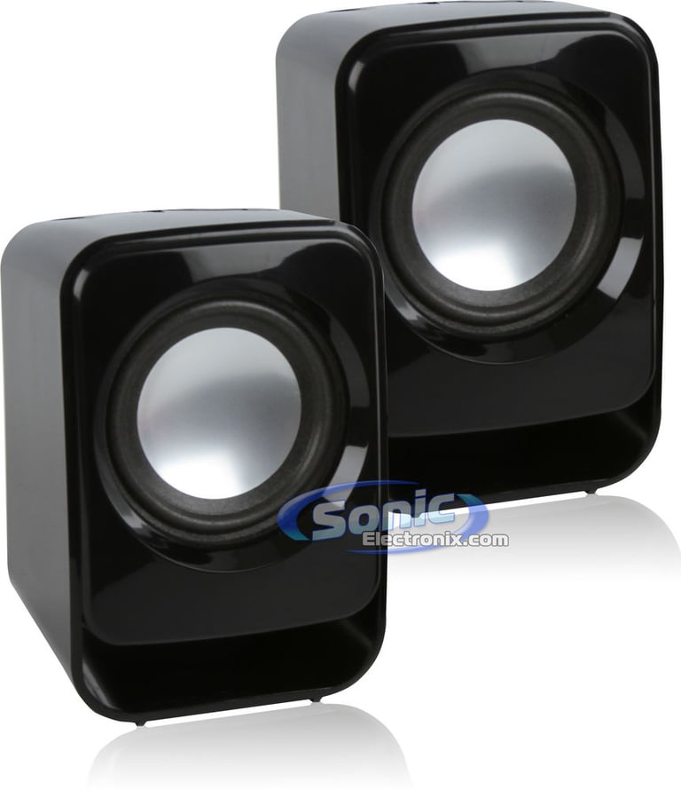 Coby CSMP67 (CS-MP67) 50-Watt High Performance 2.1 MP3 Speakers Image 2