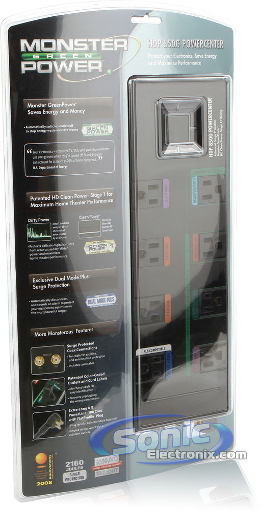 Monster Cable GreenPower PowerCenter (MP HDP 850G) Image 7