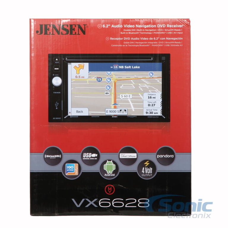 Jensen VX6628 Multimedia Receiver + Universal Surface Mount Back-Up Camera Image 9